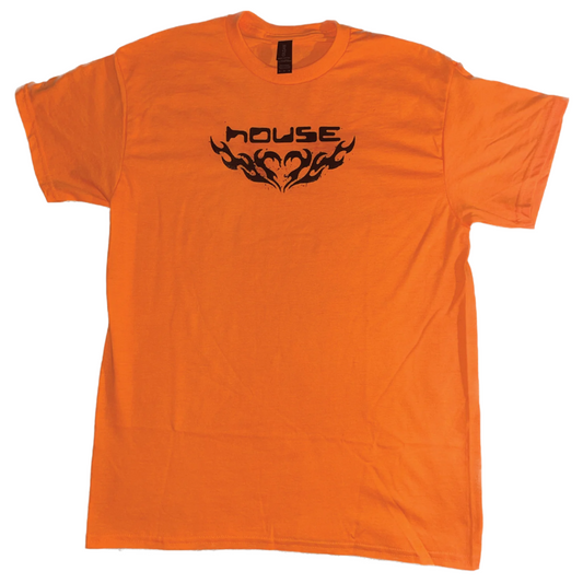 Orange / Black Tee